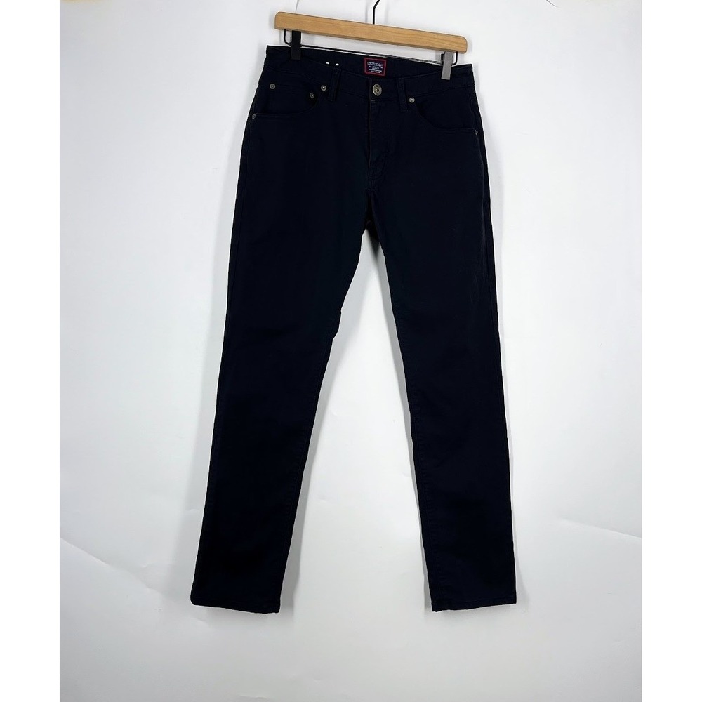 UNTUCKit Don‎ Santiago Mens 30x32 Straight Fit Black Stretch Cotton Pants 40292